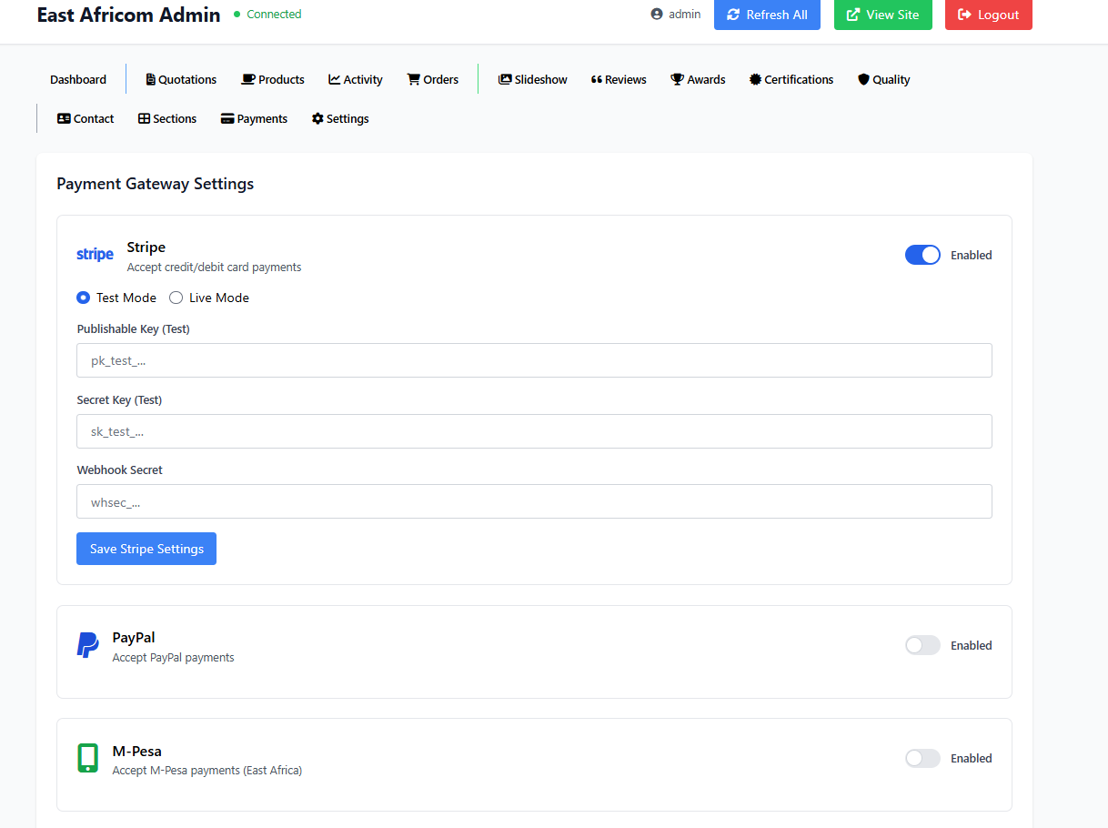 Payment tracking