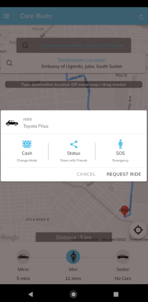 Vehicle selection