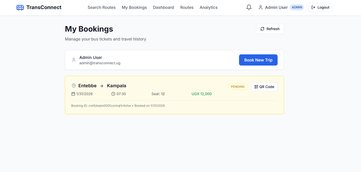 My Bookings